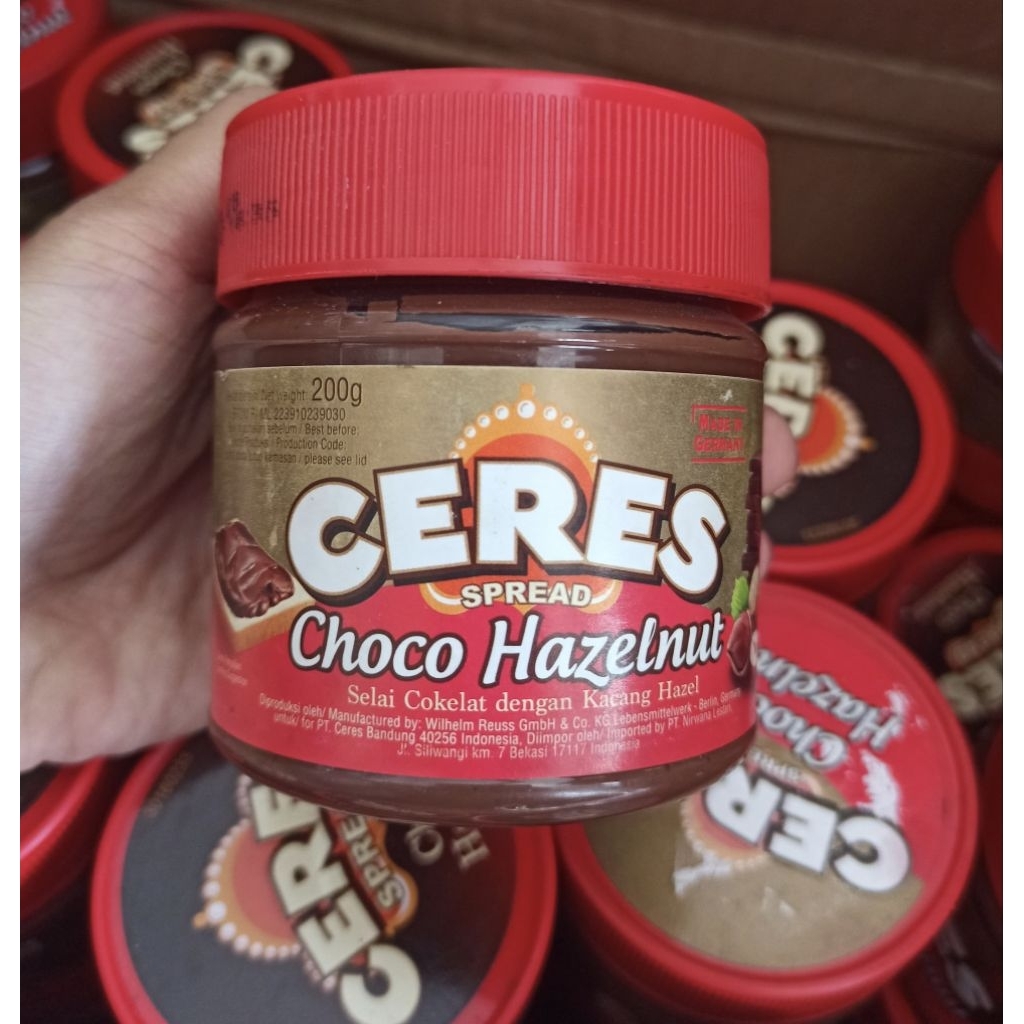 

Ceres Spread Choco Hazelnut Selai Cokelat 200 Gram