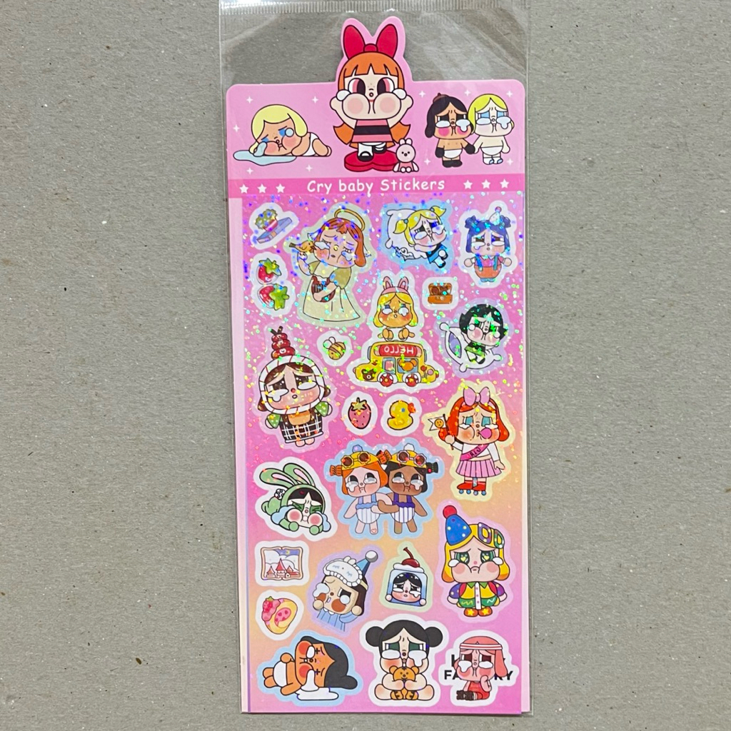 

Stiker Crybaby / Stiker Pop Mart / Stiker Hologram