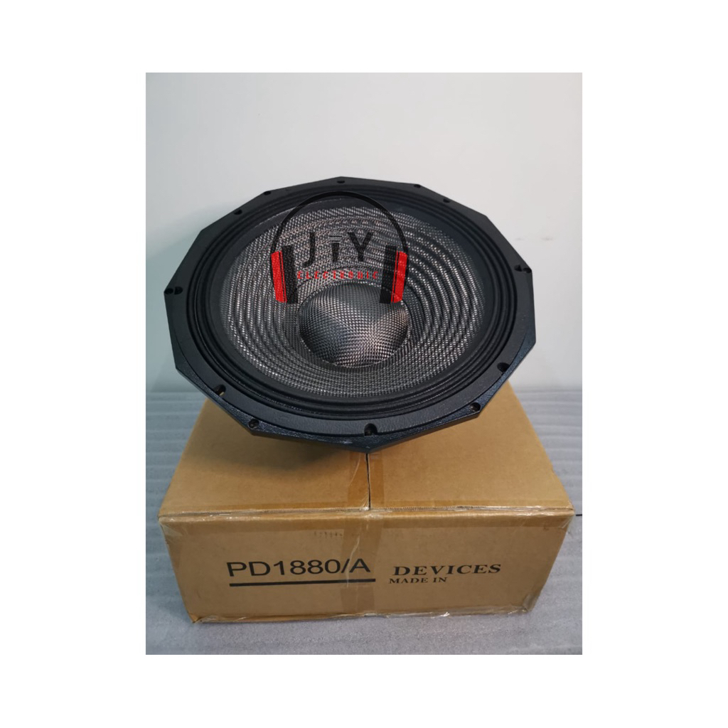 Speaker Precision Devices 18 Inch PD 1880 Carbon PD-1880 Carbon PD1880 Carbon Speaker Komponen