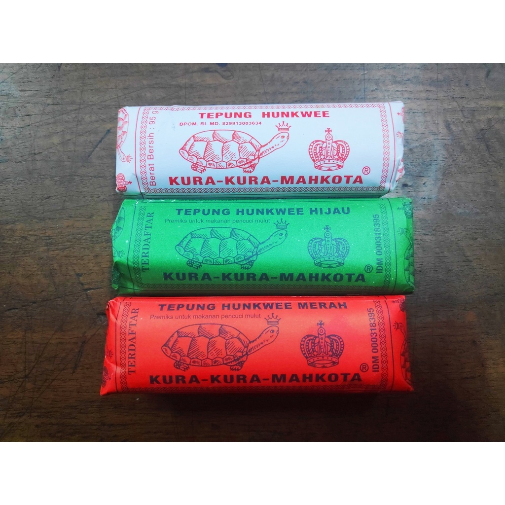 

(GROSIR / Beli Banyak Lebih Hemat) [10 Bungkus] Tepung Hunkwee Cap Kura Kura Mahkota