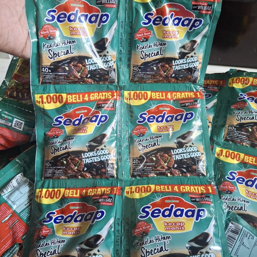 

30 Biji sedaap kecap manis 1000an