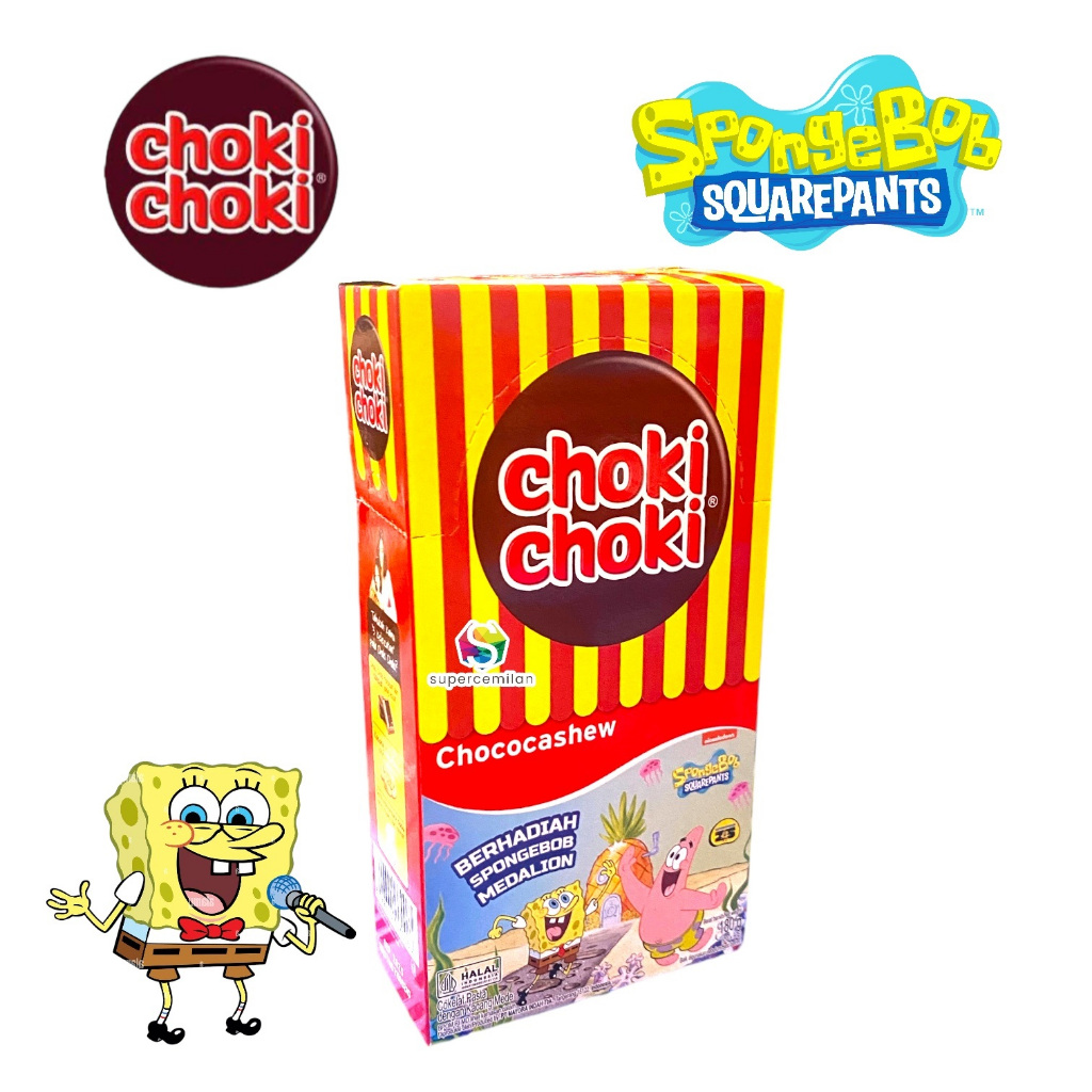 

CHOKI CHOKI SPONGEBOB 24GR BOX ( 12 PCS )