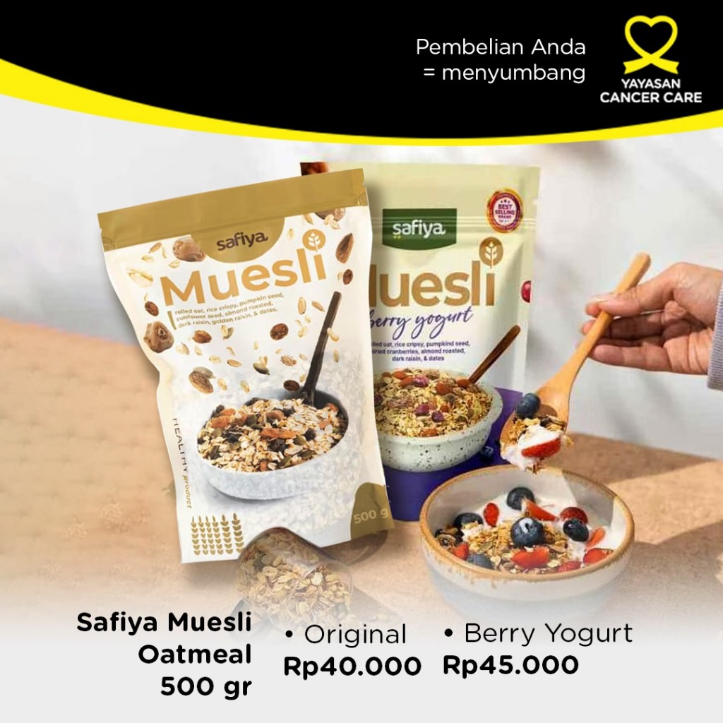 

Safiya Muesli Oat Sereal Sehat Sarapan Sehat