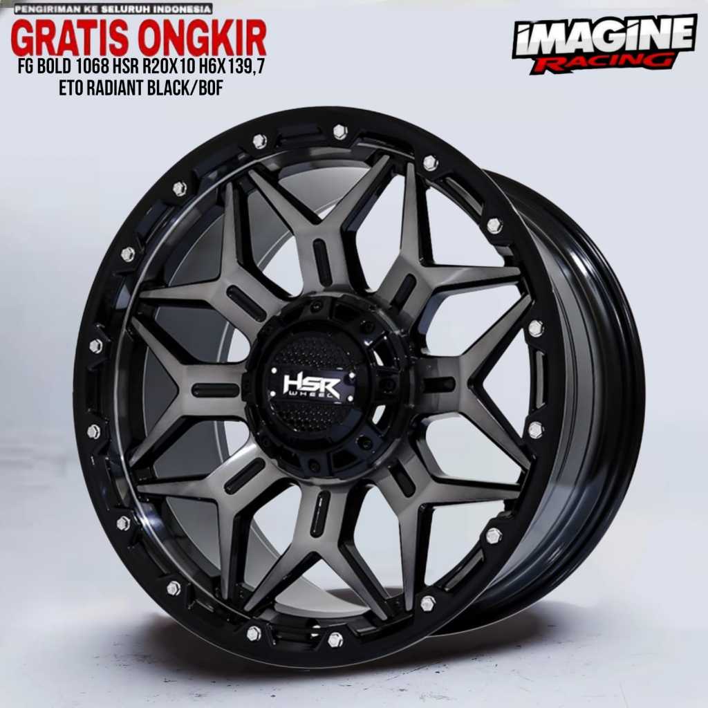 VELG R20 FLOW FORMING HSR FG BOLD PNP PAJERO,FORTUNER,HILUX,TRITON DLL