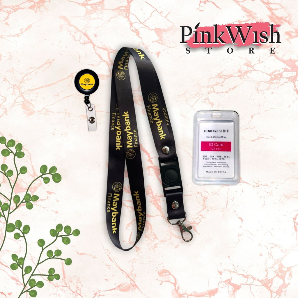 

Lanyard MAYBANK HITAM / Tali idcard MAYBANK HITAM [Ready stock] Termurah