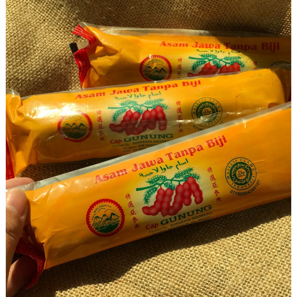 

Asam Jawa Cap Gunung 150gram/Instan
