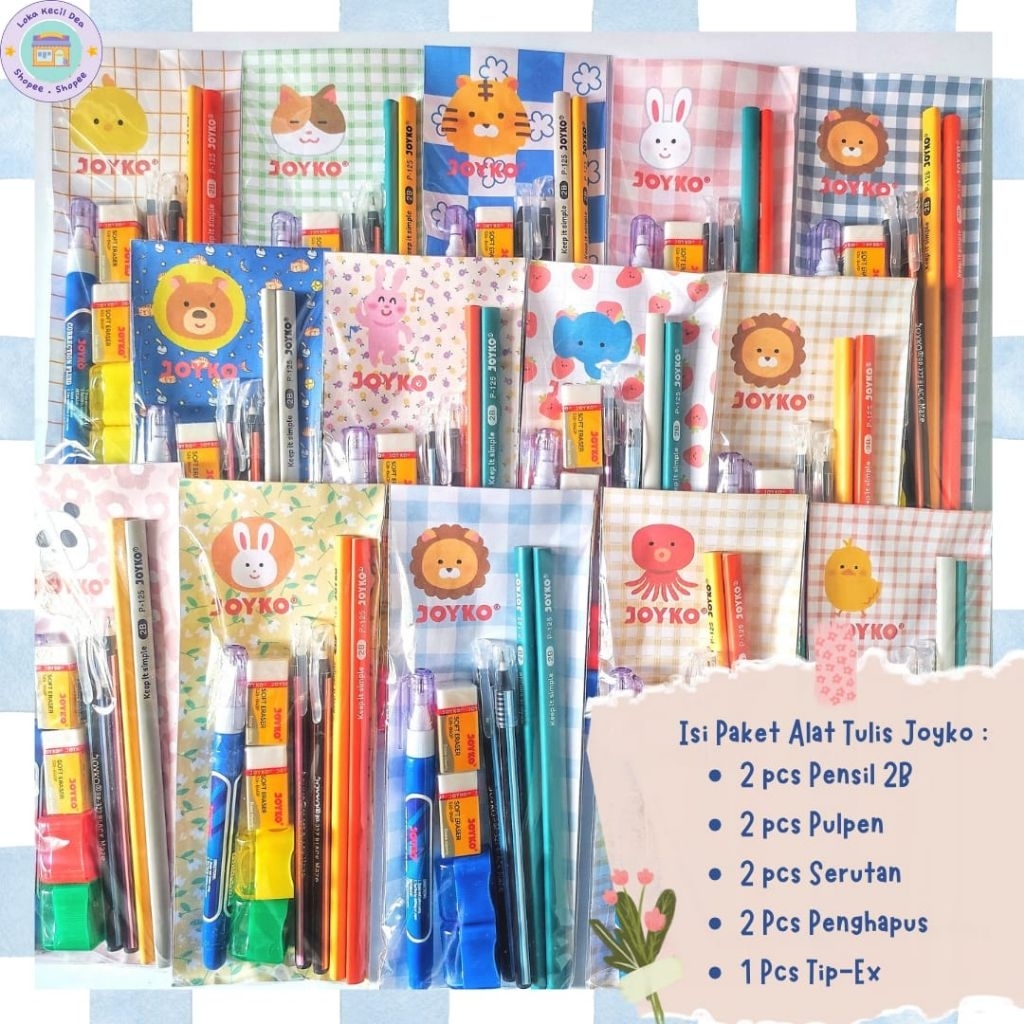 

Set Alat Tulis Joyko Karakter Imut Isi Lengkap Untuk Sekolah dan Hadiah