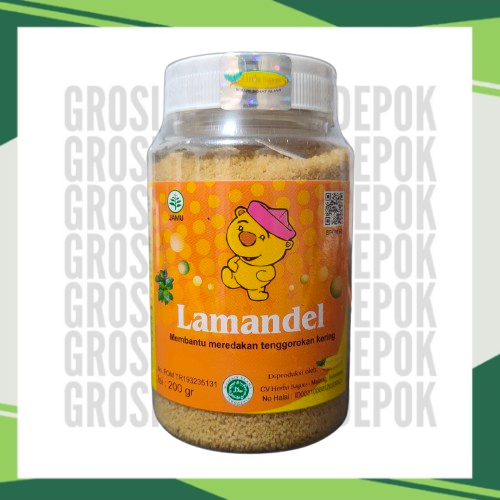 

LAMANDEL 200gr - untuk masalah tenggorokan - lamandel botol bubuk