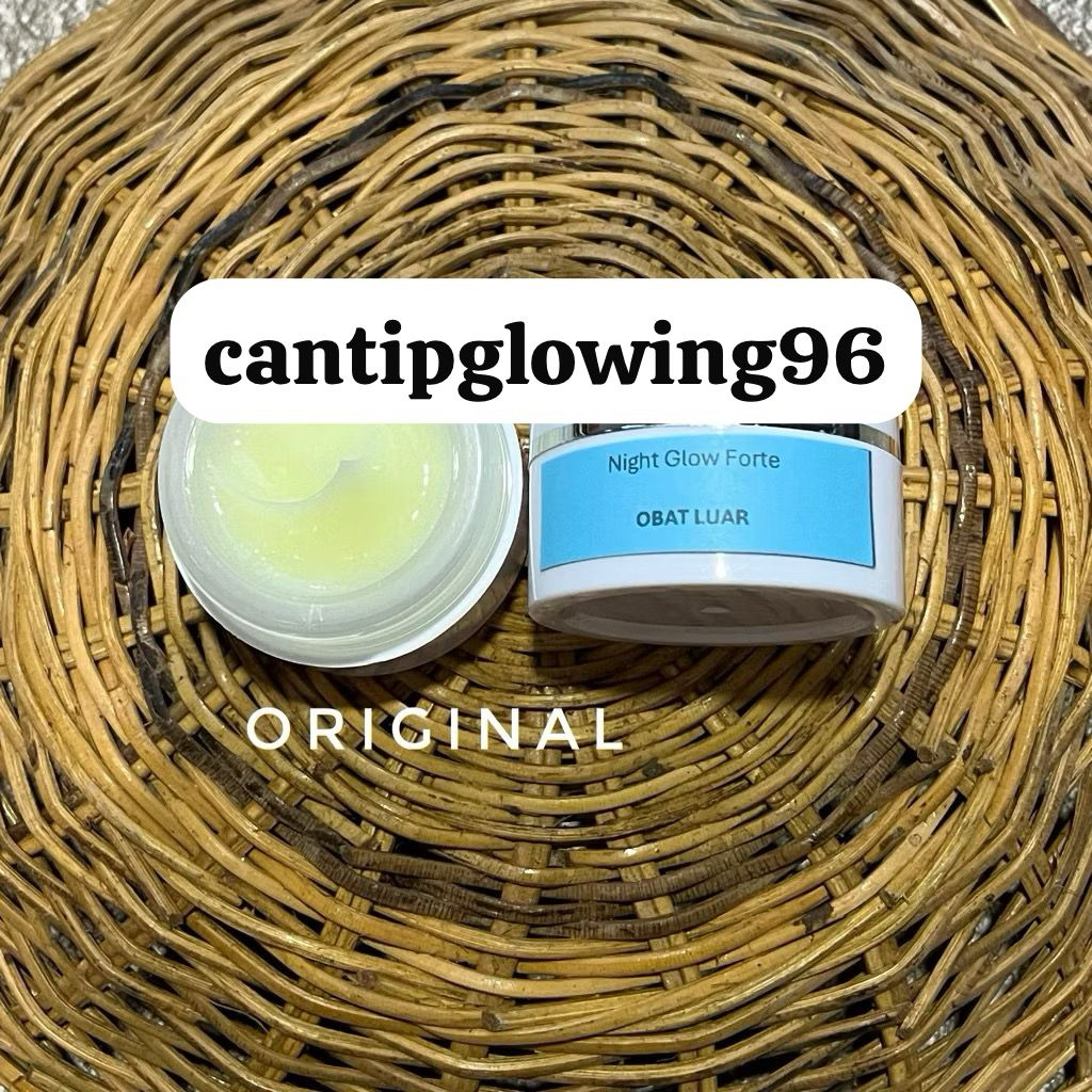 Cream malam night glow forte super whitening Lb soft ori