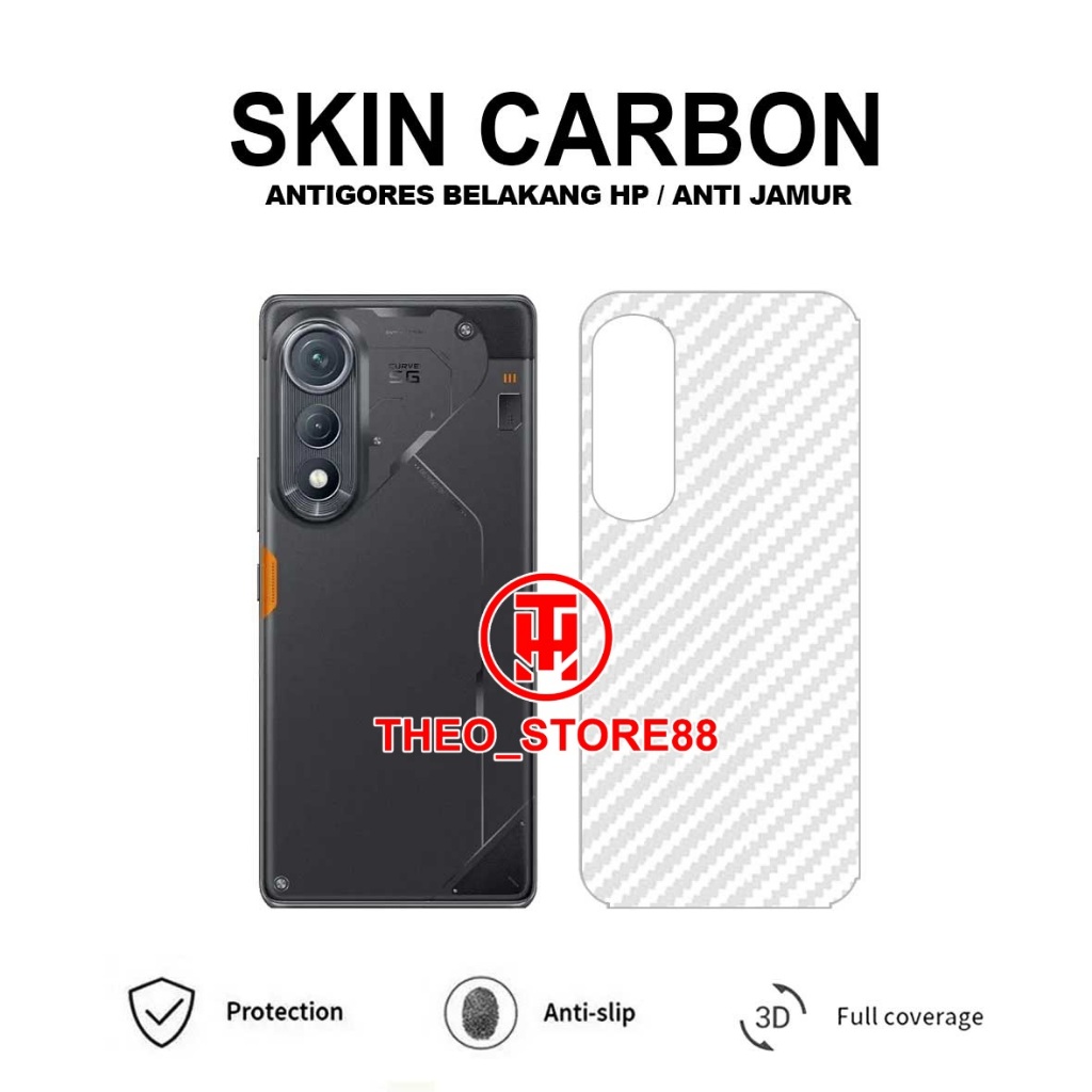 TECNO POVA 7 5G TECNO POVA 7 PRO TECNO POVA 7 ULTRA GARSKIN CARBON ANTI JAMUR ANTIGORES BELAKANG TEC