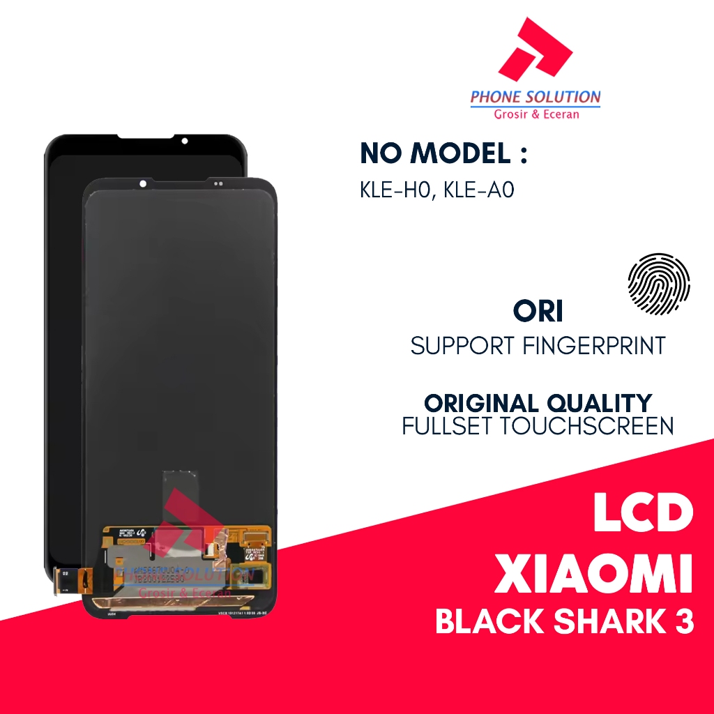 LCD Xiaomi Black Shark 3 - Fingerprint Fullset Touchscreen