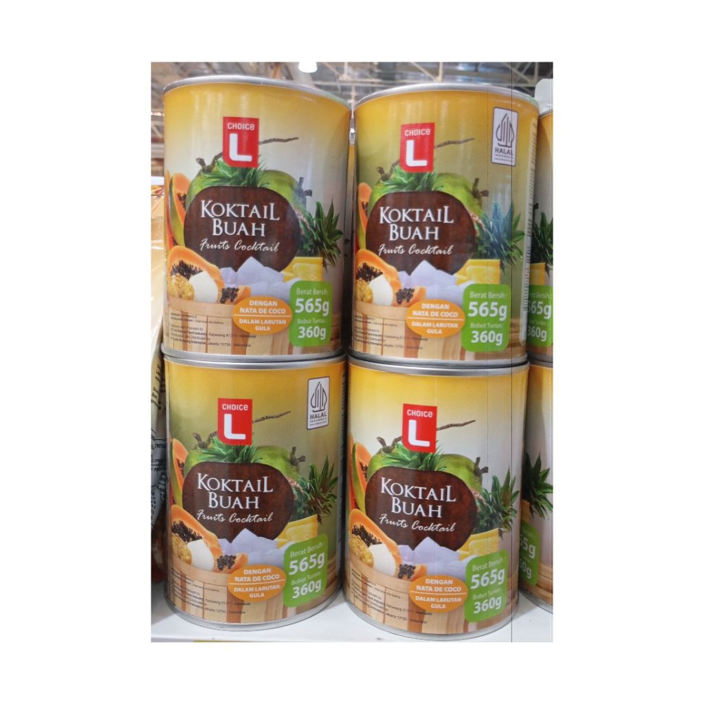 

CHOICE L BUAH KALENG 565GR ISI 3 KALENG
