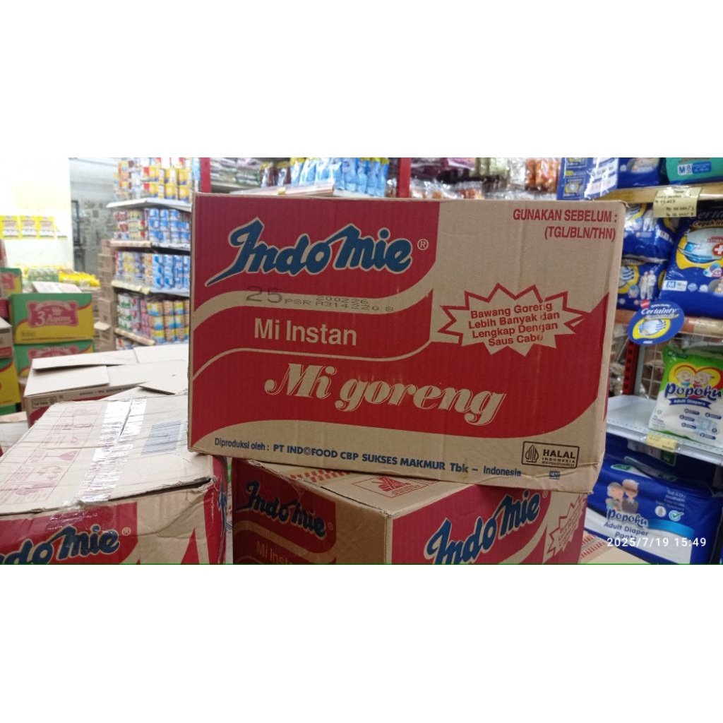 

Indomie Goreng | Indomie Goreng Ayam Geprek Kemasan 1 Dus (isi 40