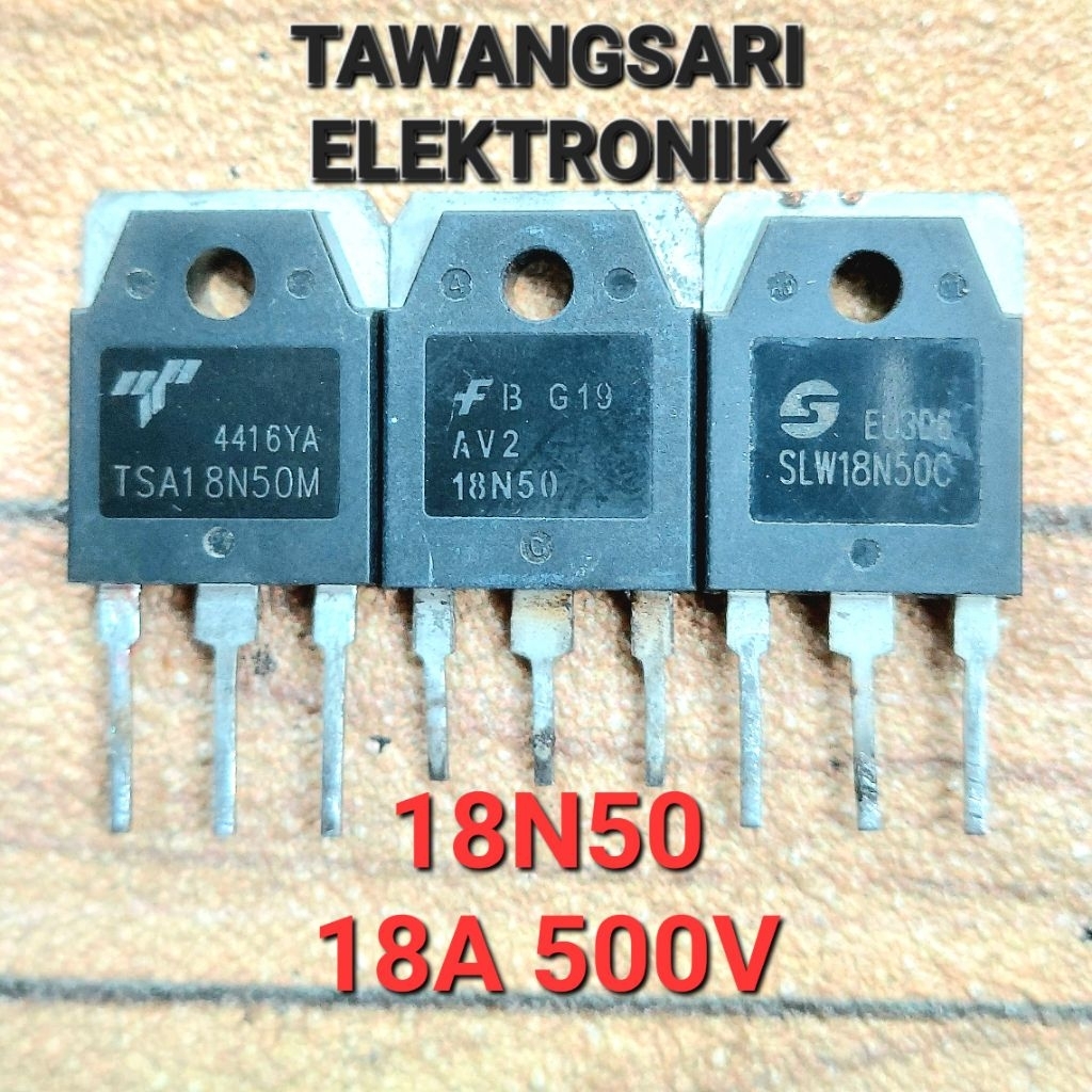 Mosfet 18N50 Cabutan Original Fet 18N50 18A 500V