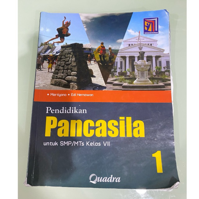 Pendidikan Pancasila 1 Buku Pelajaran PPKN Kelas 7 Kurikulum Merdeka