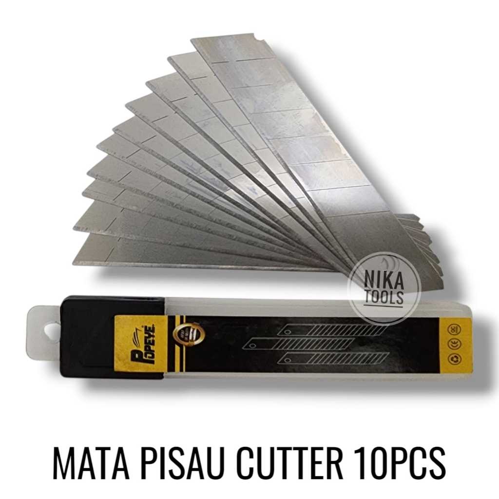 

Isi Pisau Cutter Refill Besar Isi 10 Mata