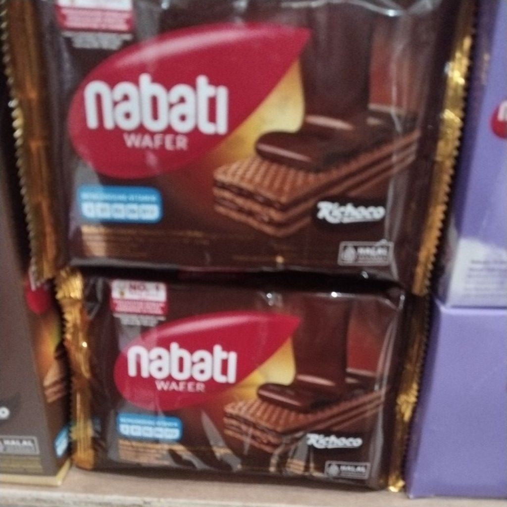 

nabati wafer coklat