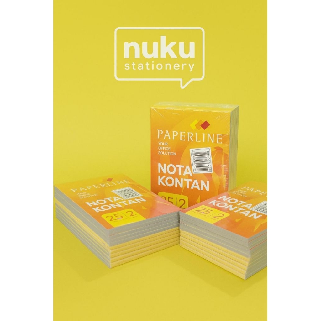 

Nota Kontan Paperline 2 ply 1 pack isi 10 buku