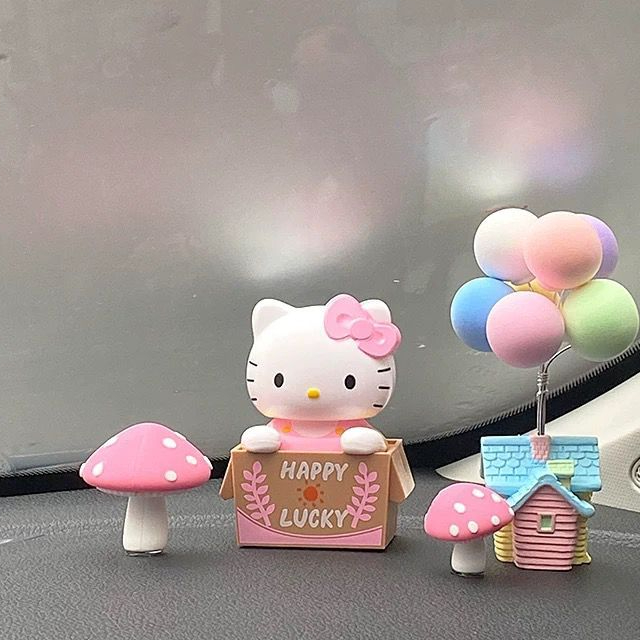Pajangan Solar Hello Kitty Kimono Bobble Head Solar Goyang Hiasan Dashboard Mobil Hello Kitty Mug