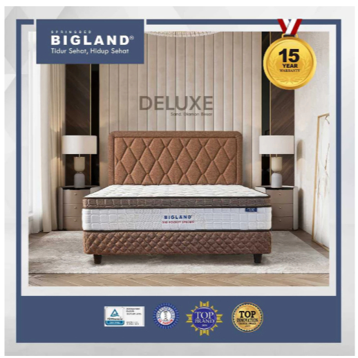 Kasur/Springbed/Matras/Ranjang/Springbed Modern/Set Springbed/Springbed Mewah/ Bigland Type DELUXE T