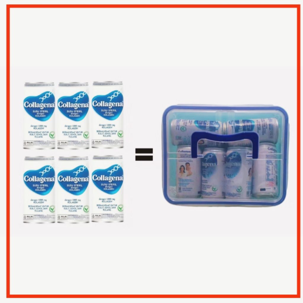 

Mbakolamis. Collagena Susu Steril Tinggi Protein 189ml | Free Box Container | Minuman Susu tinggi protein | untuk tulang dan sendi