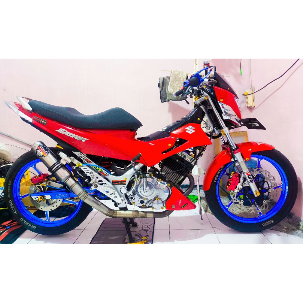 Header Pipa kenalpot WRX RS 175/200 SB Rare Satria FU injeksi/GSX pnp juga satria FU karbu