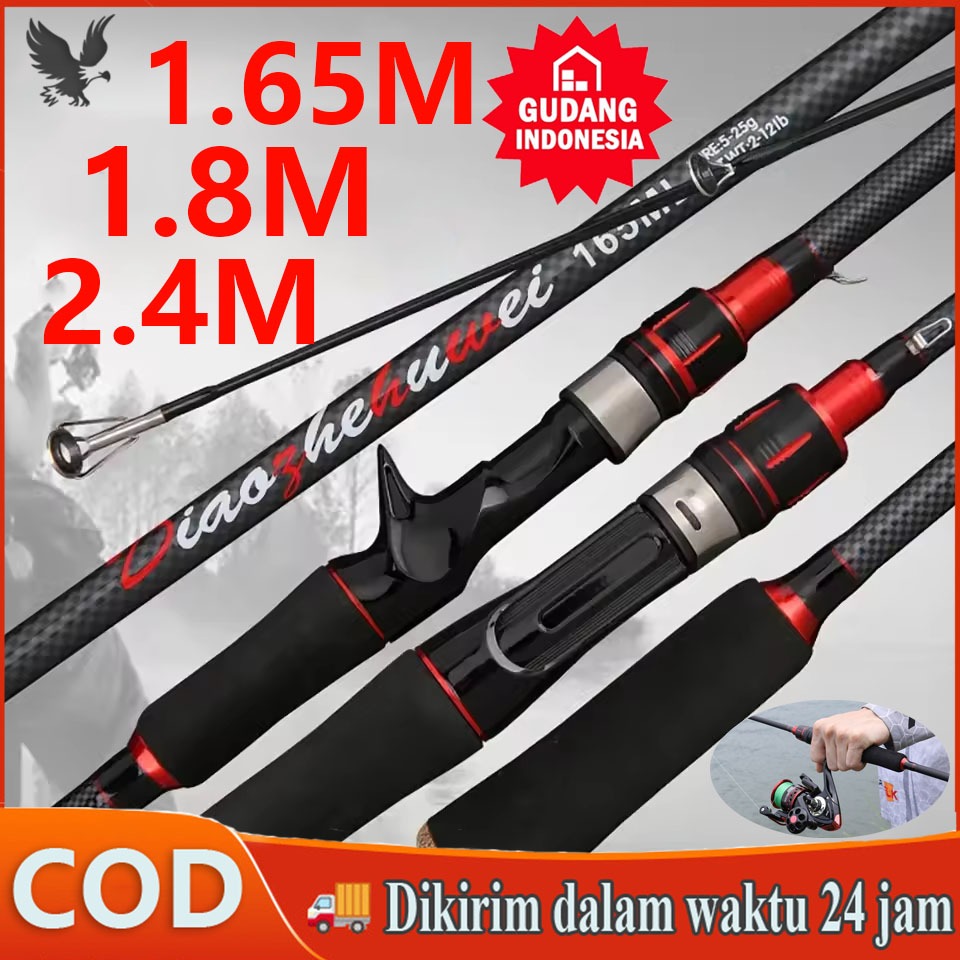 【COD】joran casting/joran casting bc/joran pancing kuat /joran pancing carbon asli kuat/joran carbon 