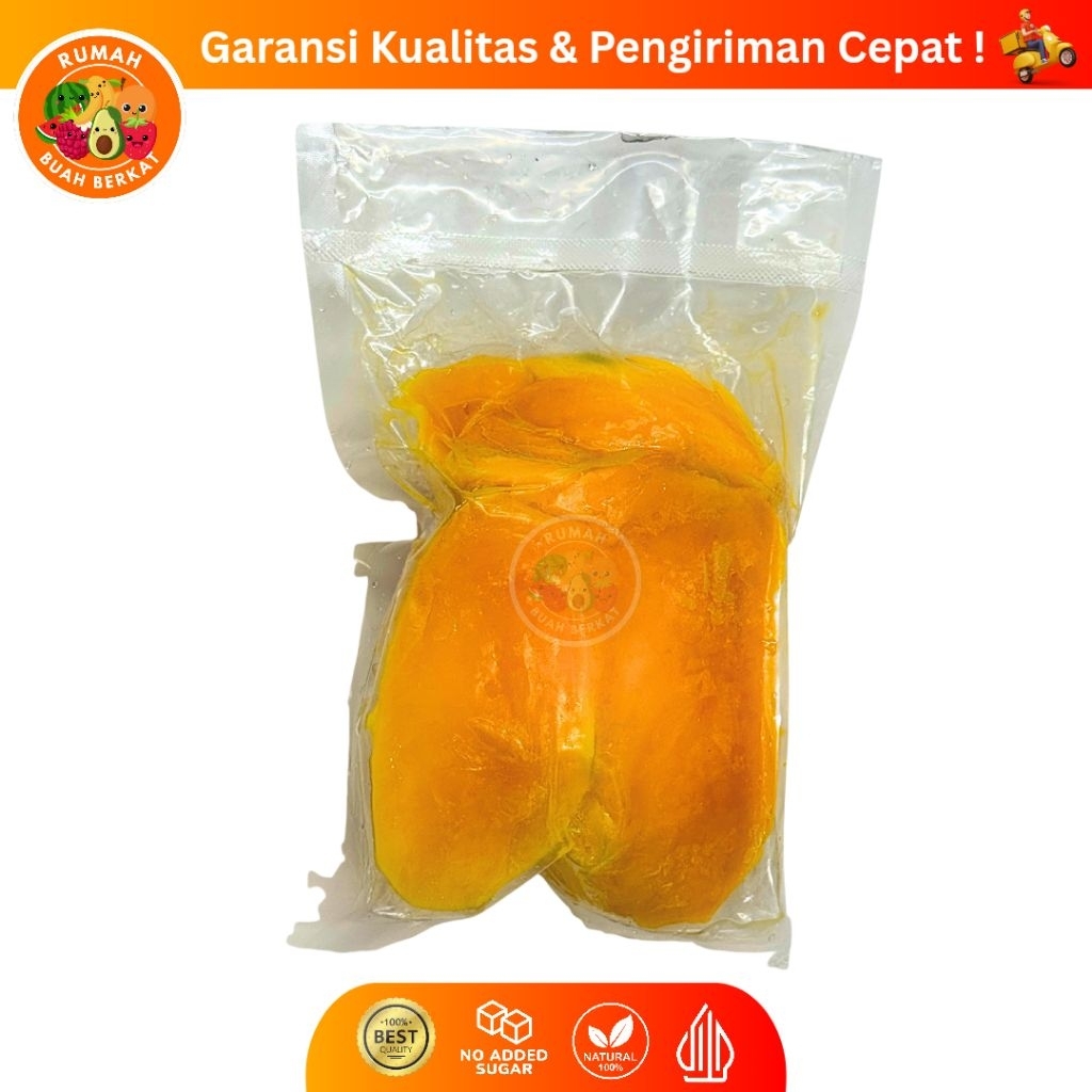 

Buah Mangga Harum Manis Frozen / Buah Mangga Beku Kemasan 500 gram / Mangga Premium Manis