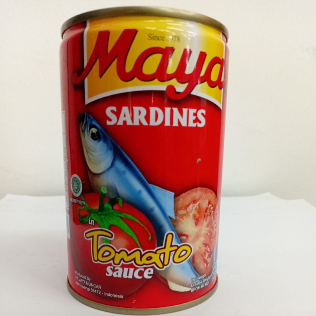 

MAYA - IKAN SARDINES SAUS TOMAT 425g