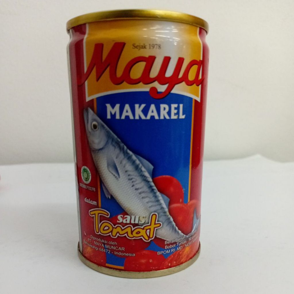 

MAYA - IKAN MACKAREL SAUS TOMAT 155g