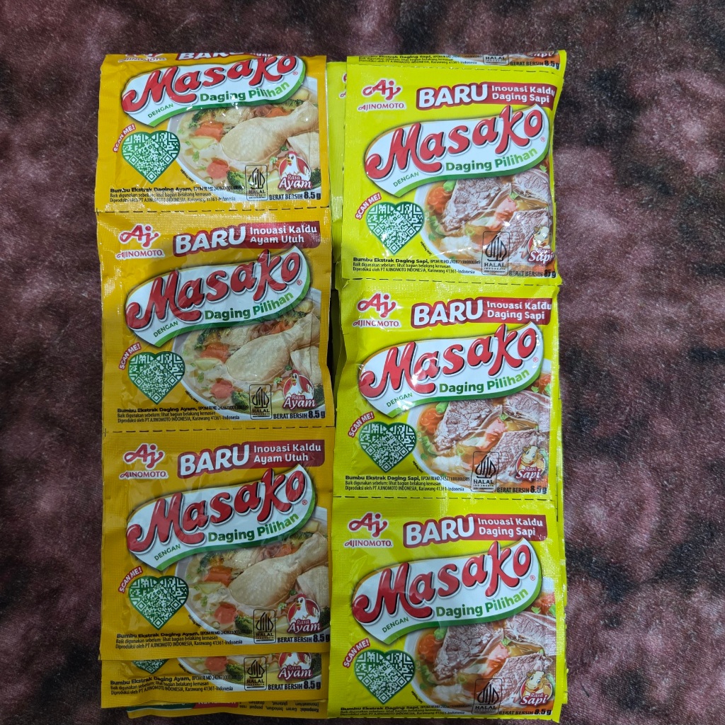 

Masako Renceng Ayam Sapi-Bumbu Penyedap