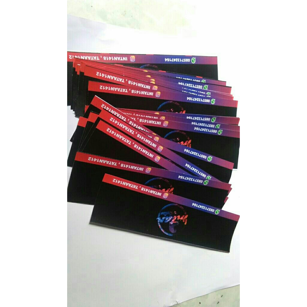 

hijab label/etiket custom/selebaran