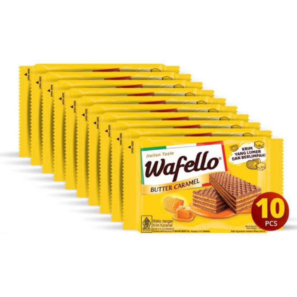 

Wafello Wafer Butter Caramel 10 x 38 gram