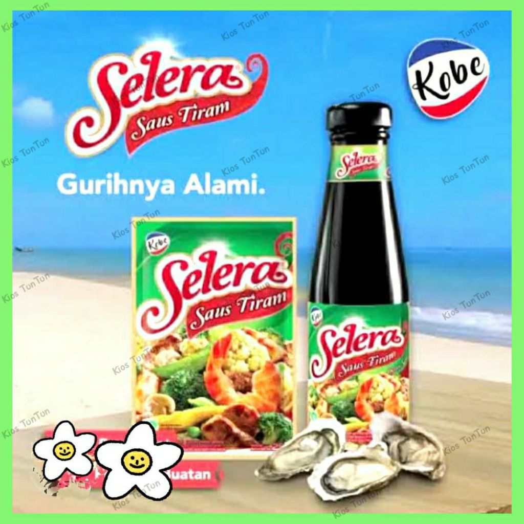 

Kobe Selera Saos Tiram sachet 20gr isi 10/ botol 170gr