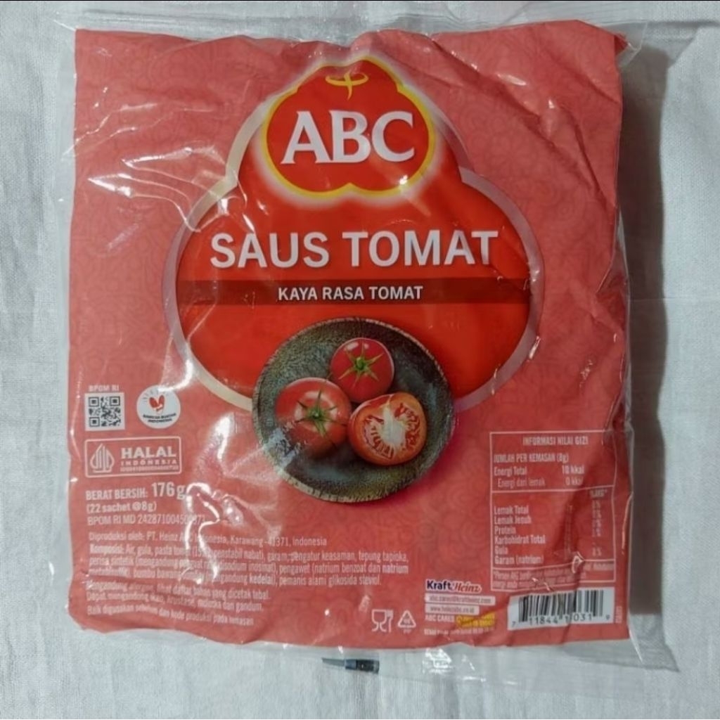 

[BELI BANYAK LEBIH HEMAT] SAOS TOMAT ABC SACHET ISI 22 PCS