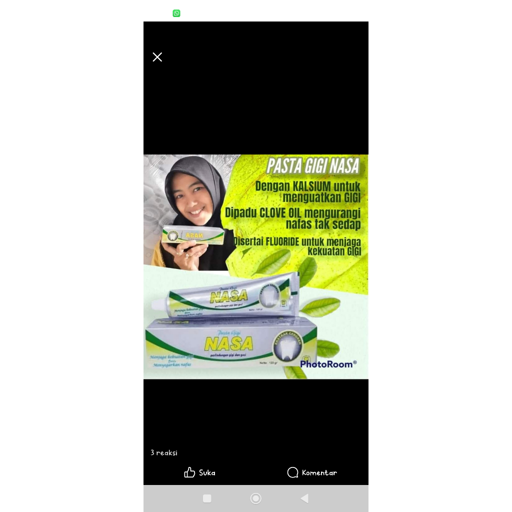 COD PASTA GIGI NASA / PASTA GIGI NASA ORIGINAL 100%