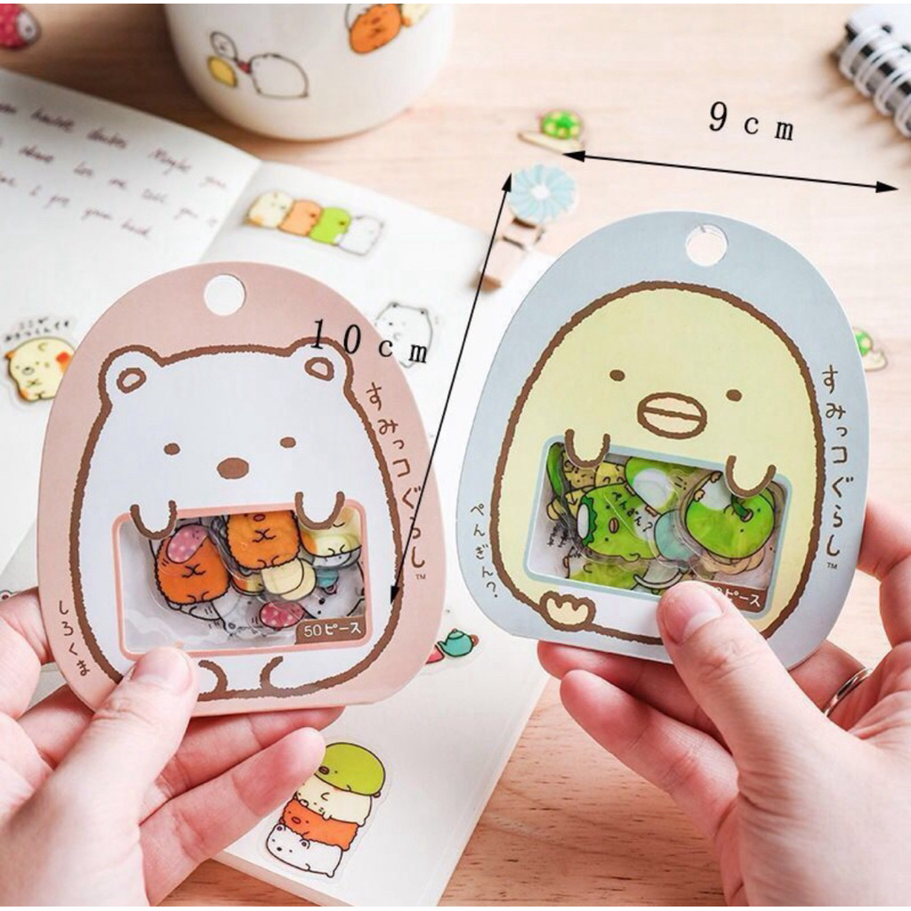 

50Pcs Sticker Bag Cute Aesthetic Dekor Scrapbook/ BUJO/ Tumblr/ Binder dll