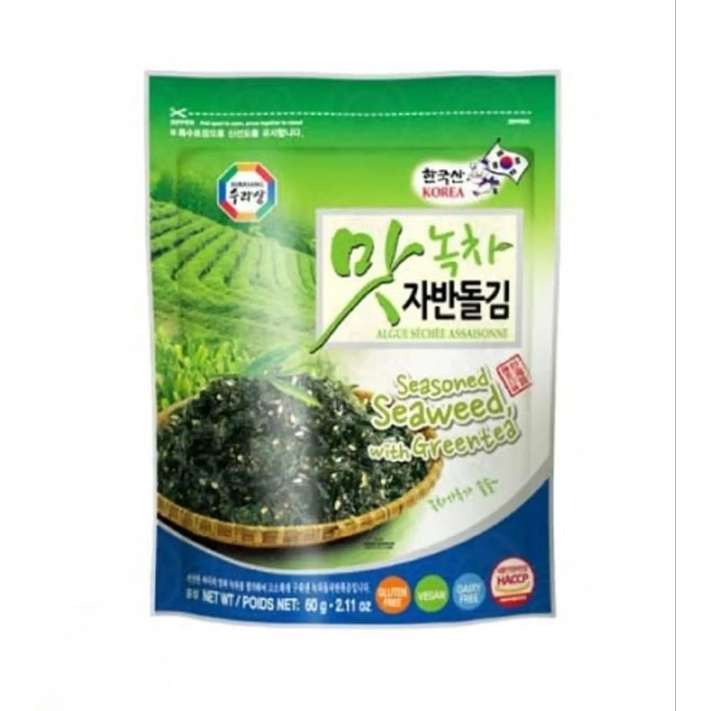 

shin sun mi seasoned seaweed with green tea 60gram