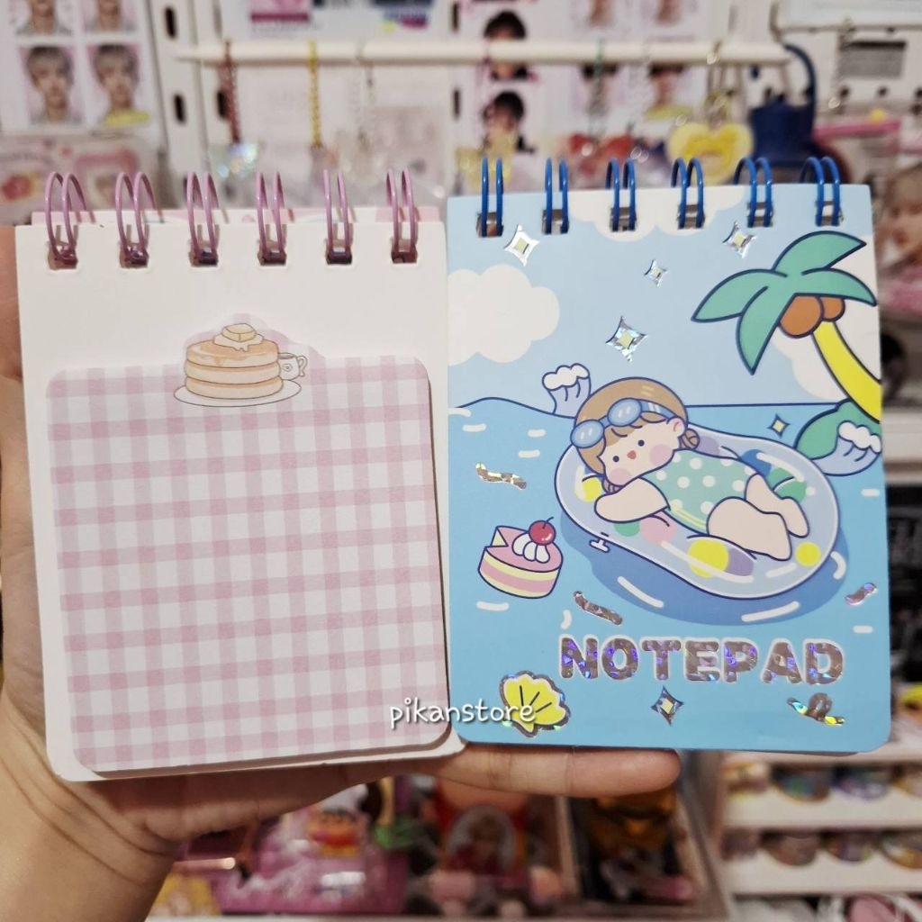 

Buku Sticky Note Lucu/ Memopad Stickys Catatan Kertas Tempel Hiasan Journal/ Notepad Strip Post It