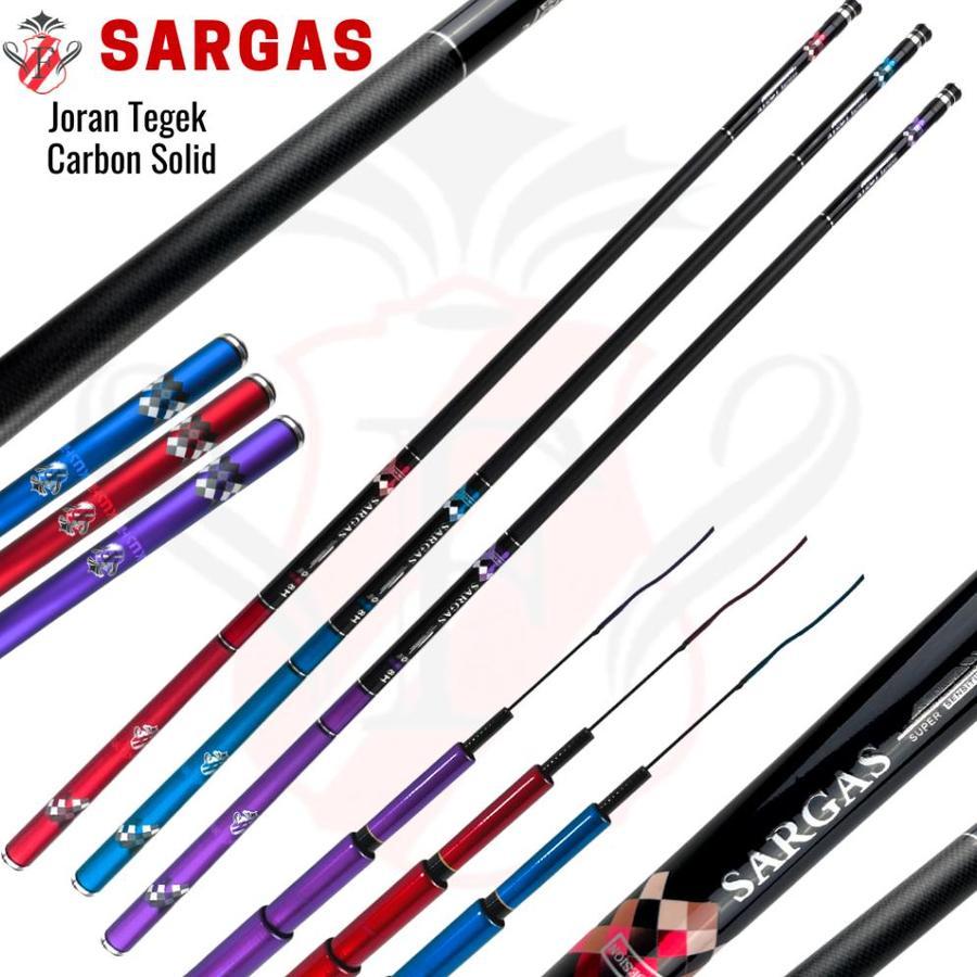 Joran Tegek Carbon Ujung Solid Galatama Fukushima Sargas lilit ujung