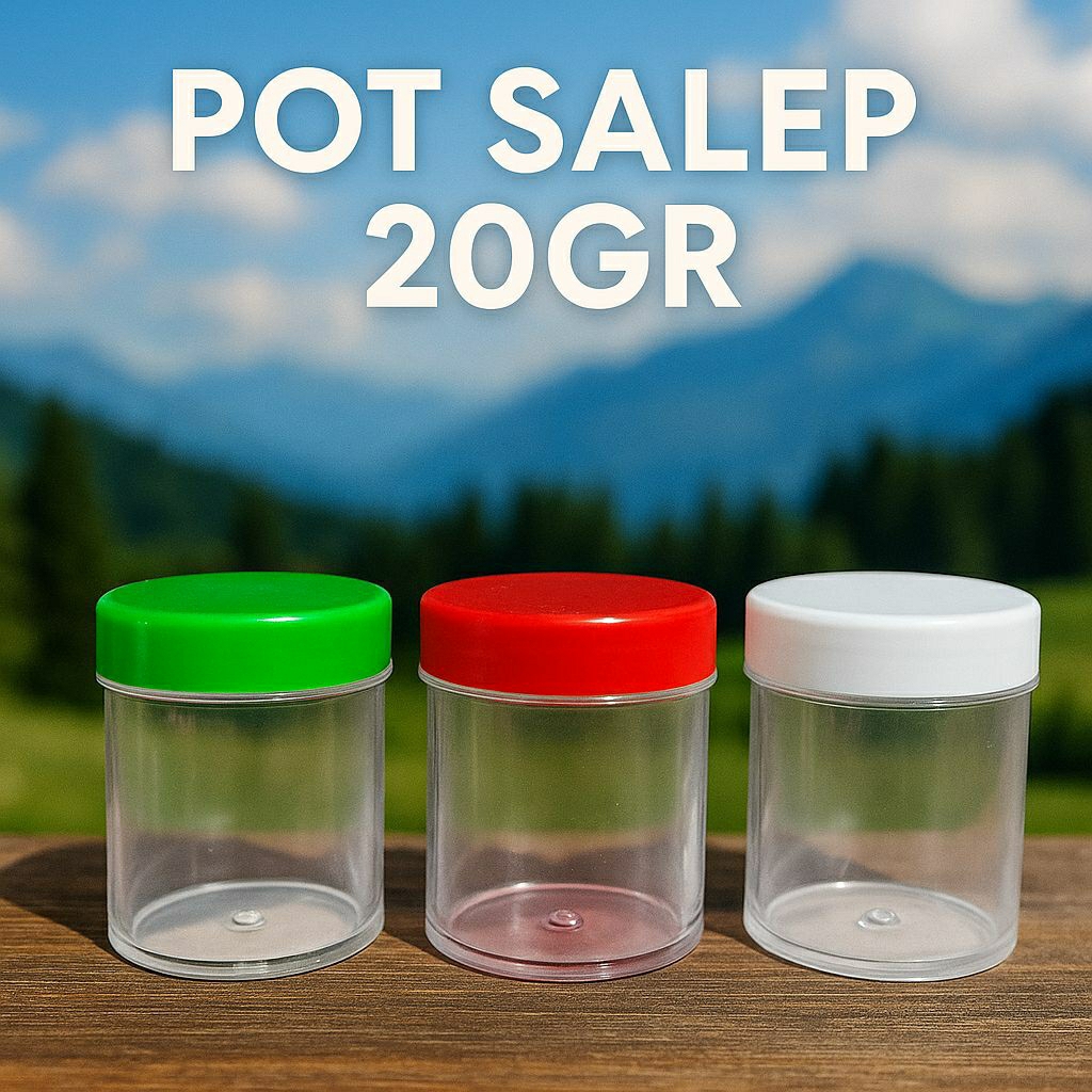 (500 pcs) pot salep 20gram pot urine 20 cc pot salep 20gr