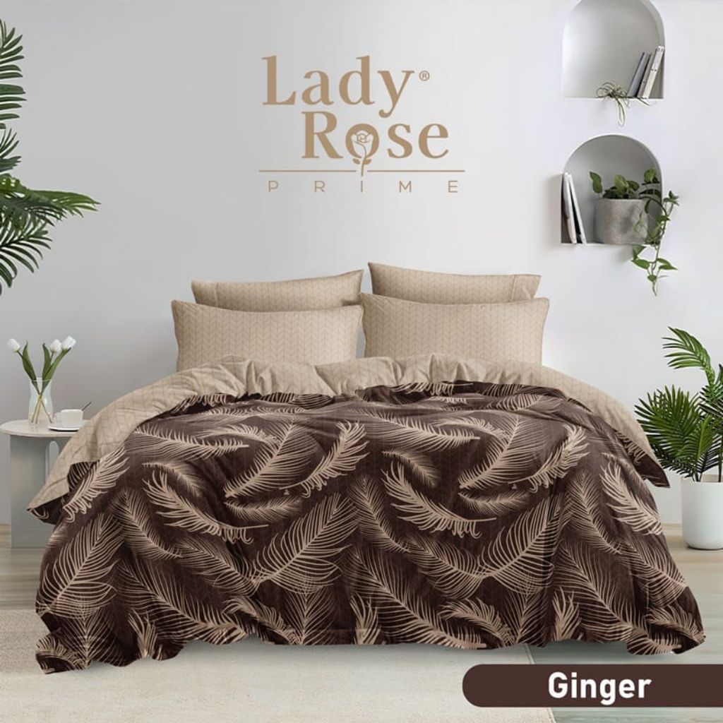 Lady Rose - Bedcover Lady Rose Set Queen 160x200 King 180x200 Tinggi 30cm Motif Terlaris