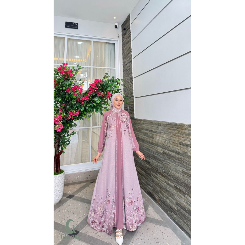 setelan gamis hijab by Glamz