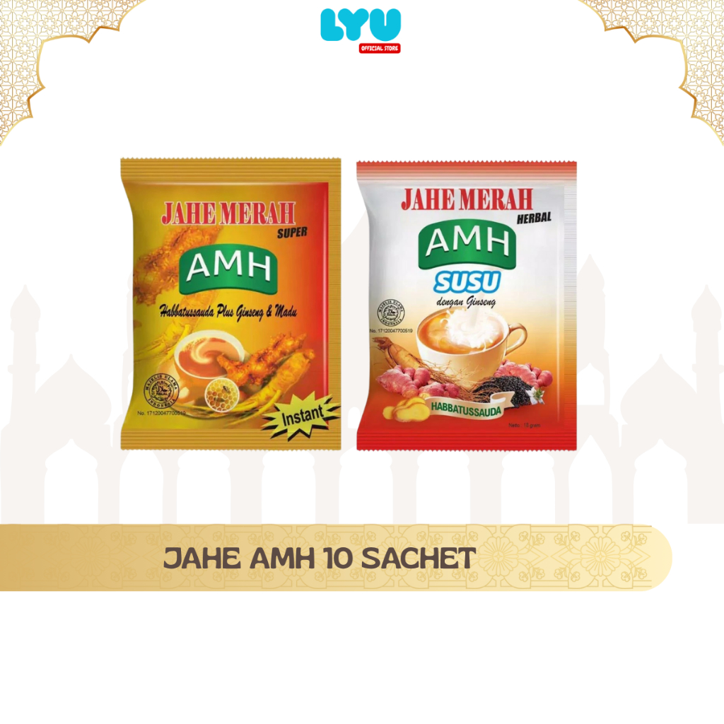 

JAHE MERAH AMH | jahe merah susu AMH original 10 sachet | hangatkan tubuh & jaga imun | susu jahe merah khas AMH | cocok untuk segala usia | original 100% | bisa COD ✅