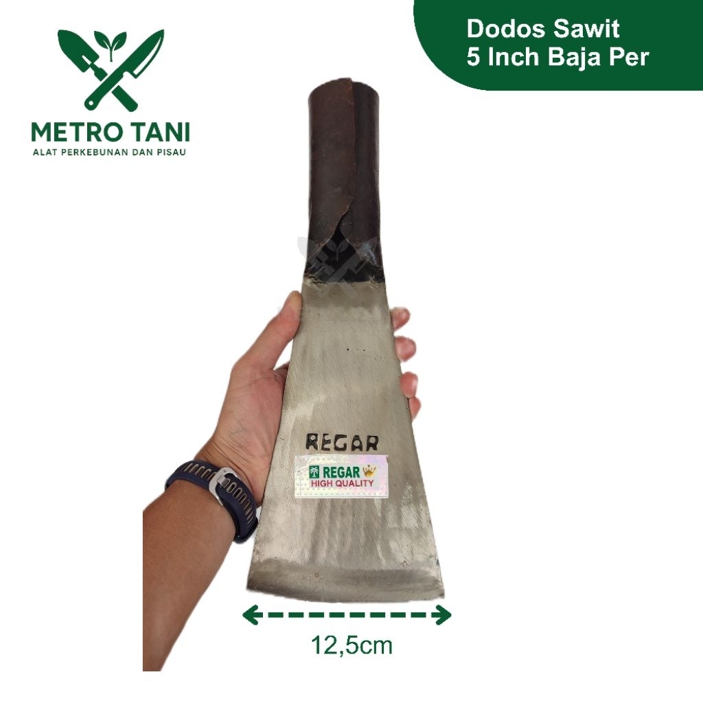 Dodos Sawit 5 Inch Baja Per Tajam