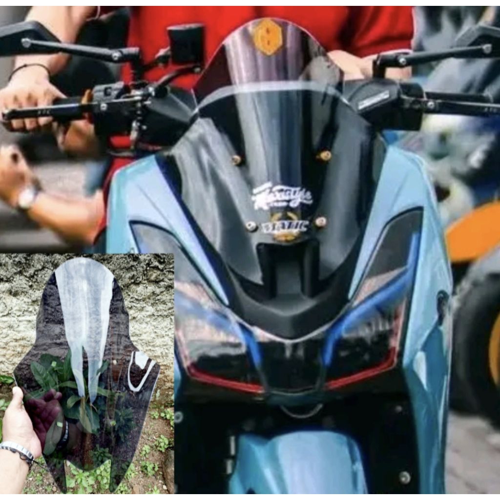 VISOR YAMAHA LEXI MODEL JENONG WINDSHIELD GANTENG