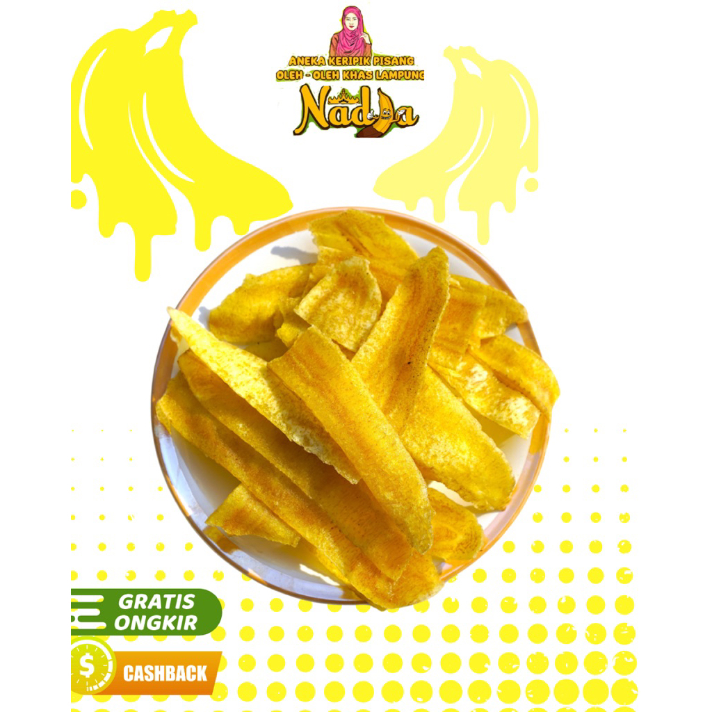 

Keripik Pisang kepok termurah,Khas Lampung |Keripik Nadia