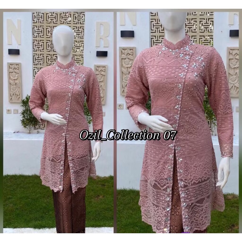 Kebaya Janggan / Set Tunik Janggan / Kebaya Wisuda Janggan / Kebaya Janggan Brokat / Janggan Payet P