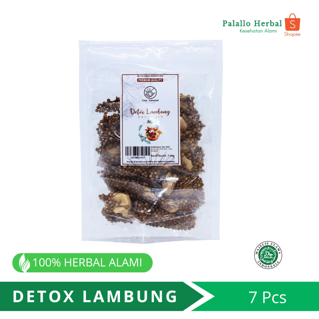 

Detox Lambung JSR / Maag / GERD / Detox Asam Lambung Kemasan Praktis | Isi 7 Pcs