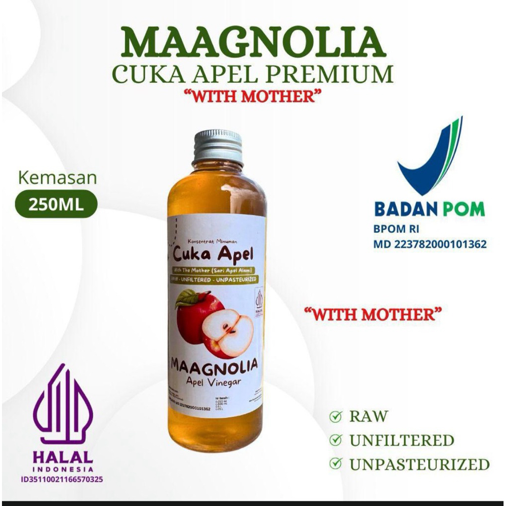

cuka apel 250 ml